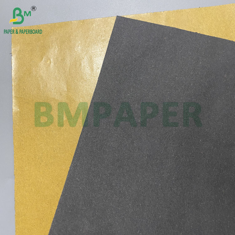 56g Protective Covering Paper For Fruit Bag Yellow Color With Black Inside 370mm