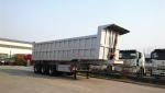 3 Axles Dump Tractor Trailer , Semi Dump Trailers 45T Capacity SGS