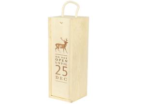 Wholesale Gift Packaging Unfinished Personalized Wooden Wine Box With Lid For 1 Bottle from china suppliers