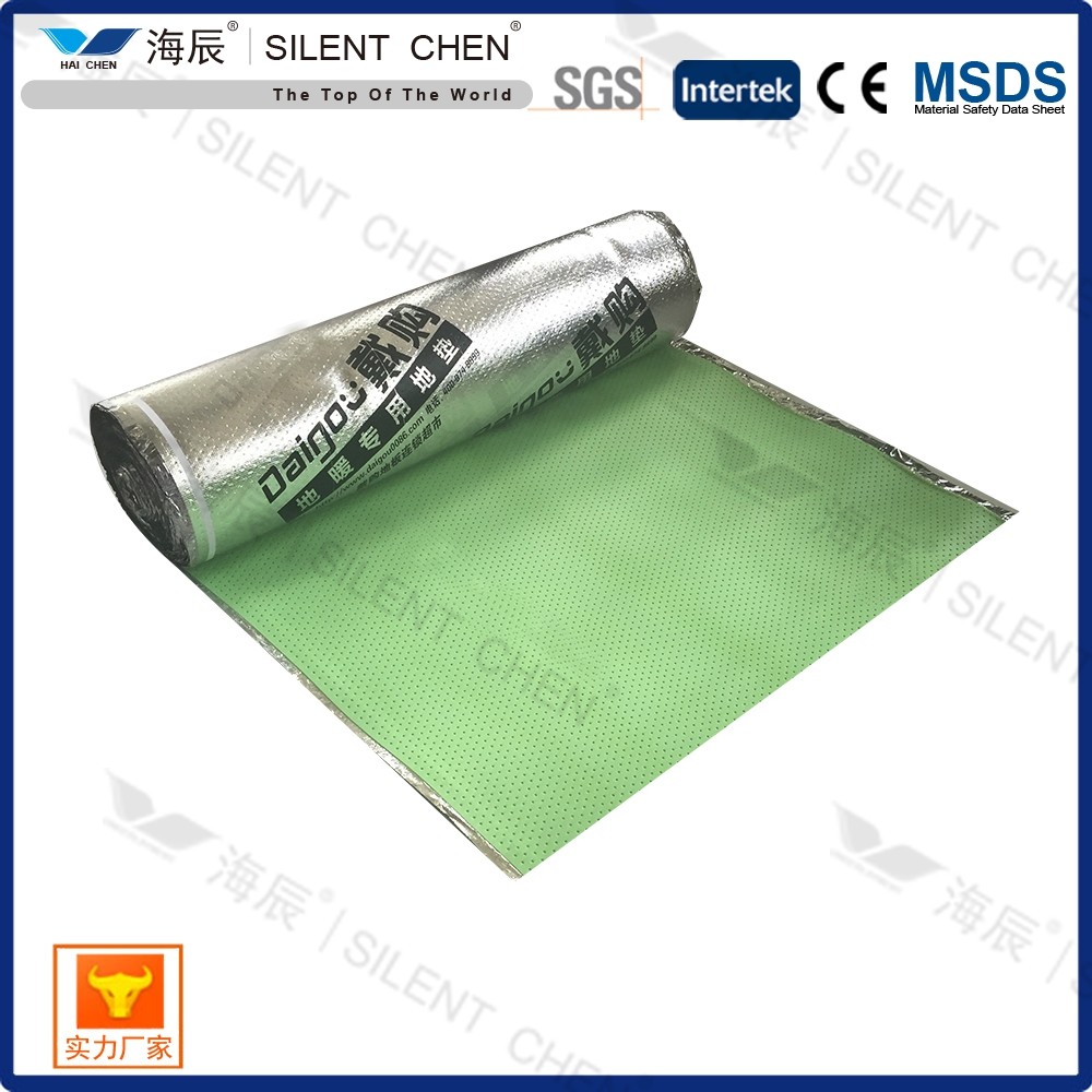 Fire Retardant Silver Aluminum Foil Foam Underlayment For Laminate Flooring
