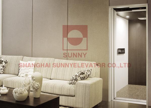 220V Luxury Villa Residential Lift Elevators Single Phase 0.4m/S With Machine