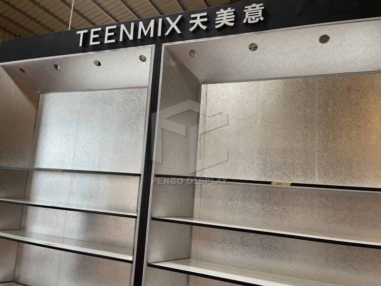 OEM Commercial Shoe Display Rack Wood Shoes Display Showcase For Shop Furniture