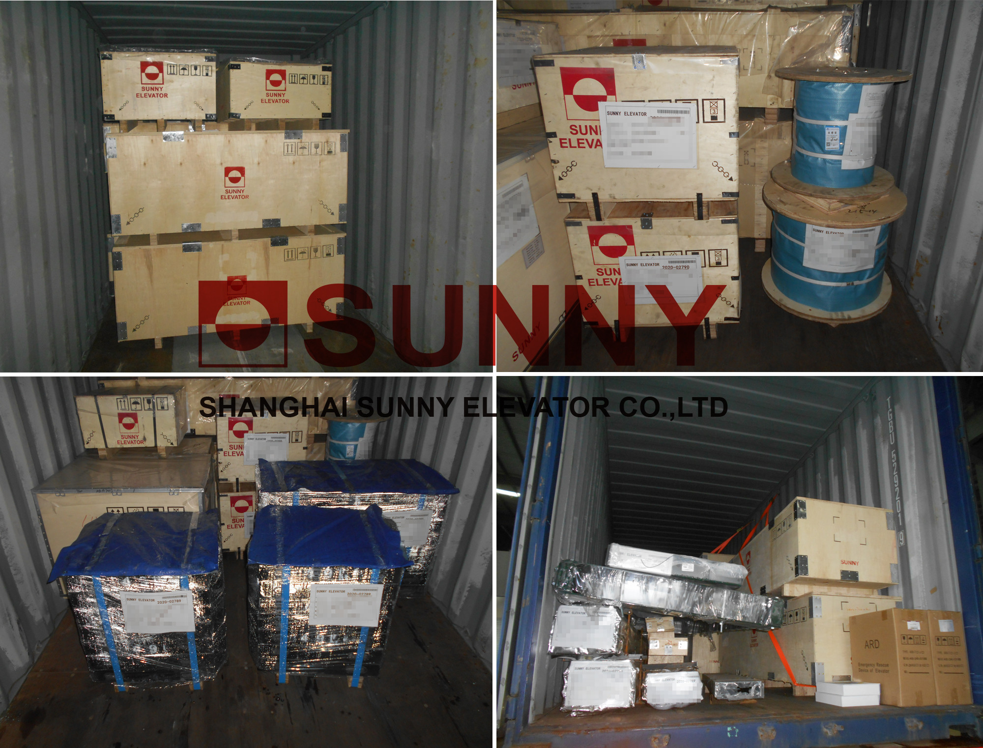 Load 450kg PVC Floor VVVF Hydraulic MRL Gearless Elevator Lift