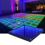 Light Up Dancefloor Portable Dance Floor LED 3D Mirror Dance Floor For DJ Stage