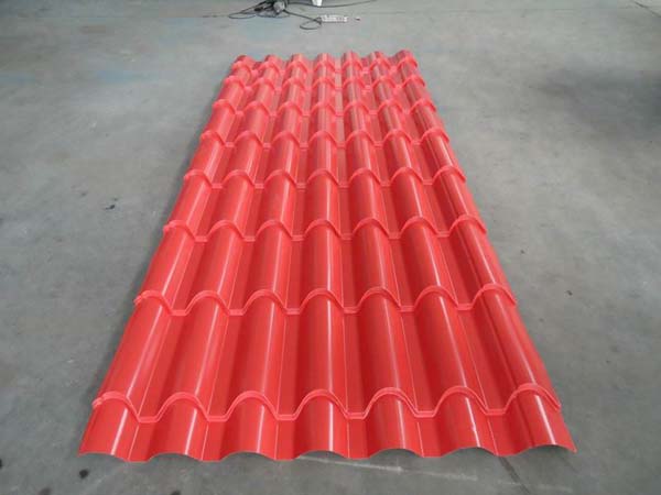 Fully Automatic Metcoppo Step Tiles Roofing Sheet Roll Forming Machine