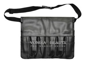 Wholesale Pro Cosmetic Makeup Brush Apron Bag Artist Belt Strap Holder Black from china suppliers