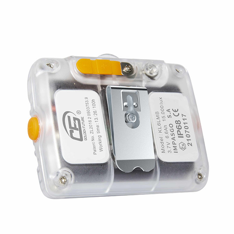 KL6LMB Rechargeable Mining Cordless Cap Lamp OLED display Waterproof IP68