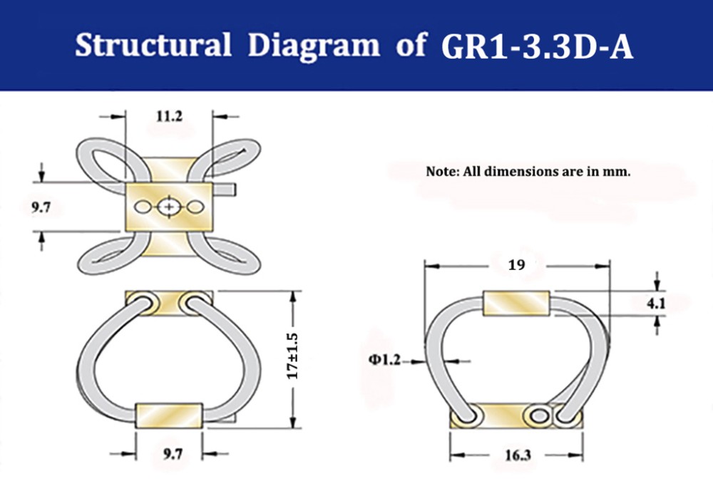 HOAN Small Shock Isolators Wire Rope Isolators For Vibration Damping