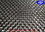 12K Plain Woven Carbon Fiber Fabric / Black Carbon Fiber Woven Fabric