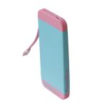 5000mAh Capacity power banks, Plastic, fixed micro usb cable, Charger