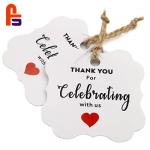 White Paper Printable Paper Material High Durability Cardboard Gift Tags