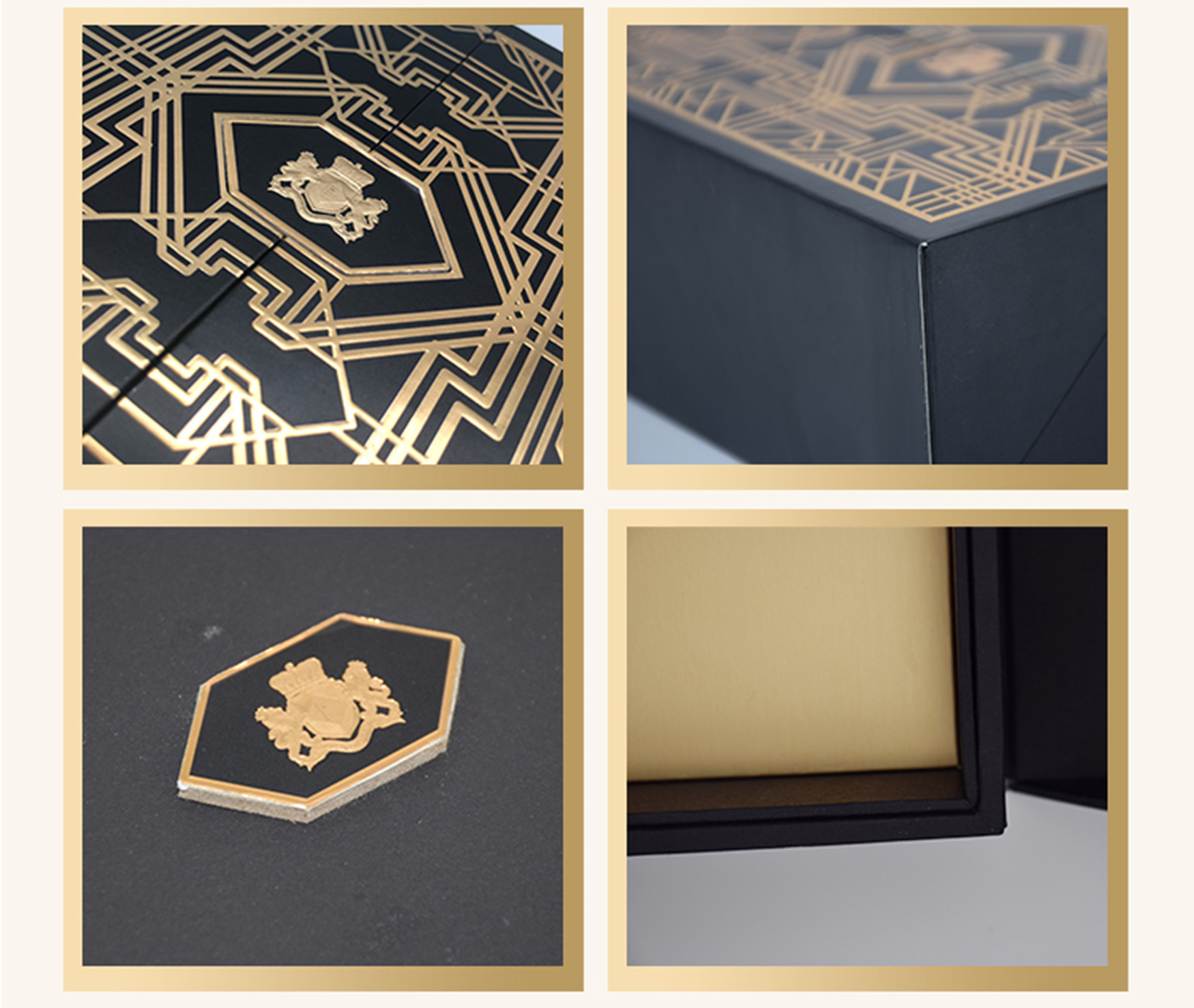 Folded Magnetic Closure Black Wine Bottle Gift Box / Wine Display Box Packaging For Liquor