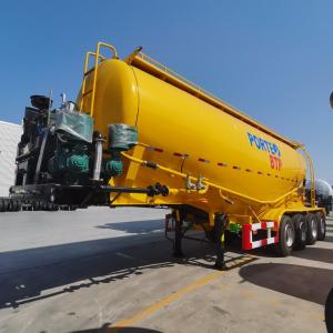 Wholesale Fuwa / BPW Axle 3 Axle Flour Powder Tank Semi Trailer For Heavy-Duty Goods Transportation from china suppliers