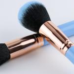 Perfect Contour Makeup Brush Set 10Pcs Soft Synthetic Bristles Wooden Handle