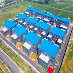 Customized Residential Metal Garage Buildings Steel Structure For Industrial
