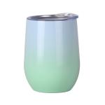 12oz White Stainless Steel Coffee Mug Double Wall Design For Long Time