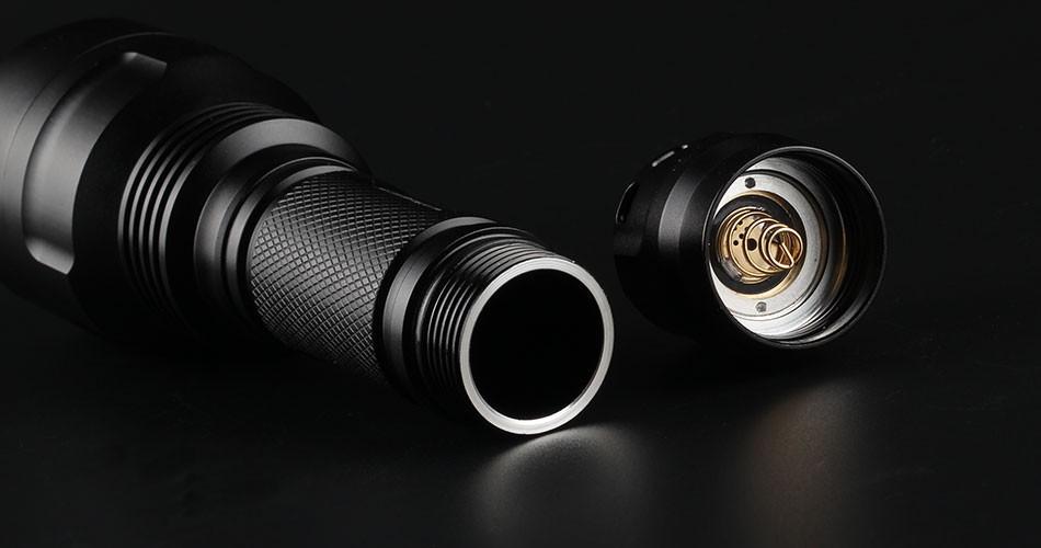 18650 Rechareable CREE C8 XML-T6 High Power 1200 Lumens LED Flashlight with 5 Modes