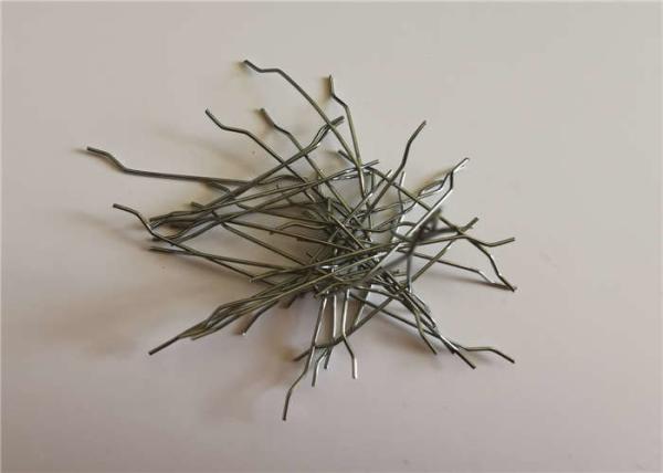Construction Hooked Ends Steel Fiber Smooth Surface 1000-1100Mpa Tensile