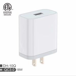 Wholesale 18W 3Amp QC 3.0 USB Travel Fast Mobile Phone Charger adapter from china suppliers