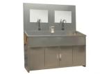 Customized Size Stainless Steel Wash Sink With Soap Dispenser For Hospital