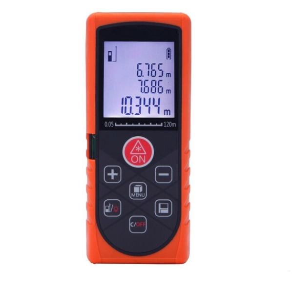 120m Digital Laser Distance Meter Range Finder Measure Diastimeter For