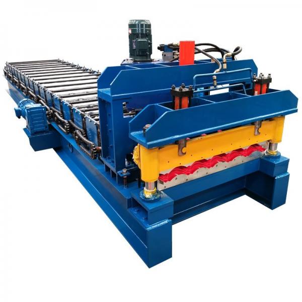 Quality Roof Panel metal roof roll forming machine / roof tile roll forming machine with 5.5kw motor for sale