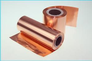 Wholesale Red 12um Thin Copper Foil of Lithium Ion Battery , RoHS Approval Copper Metal Sheets from china suppliers