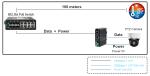 Industrial 10/100/1000Mbps 802.3at PoE+ Splitter Output Voltage 5VDC