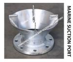 MARINE CARBON STEEL HOT GALVANIZED SUCTION PORT AS100S CB / T495-95, NOMINAL