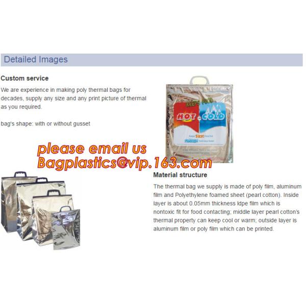 Outdoor square aluminum foil food thermal freezer cooler lunch insulation bag,Foil Cooler Bag Thermal Bag for Fruit Choc