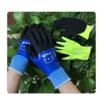 Kids Gardening And Agriculture Polyester Yarn Nitrile Gloves