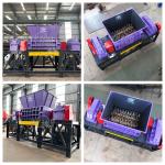 1000-5000 Kg/h Heavy Double Shaft Metal Bucket Iron Aluminum Car Steel Crusher