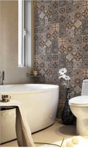 Wholesale Building Floral Pattern 300 X 300mm Bathroom Ceramic Tile from china suppliers