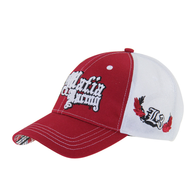 Pre Curved Peak Mesh Trucker Caps 3D Embroidery Baseball Caps 4 Panels