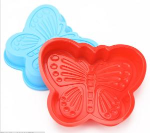Wholesale Non - Stick Silicone Butterfly Cake Mould Animal Shape Bake Evenly For Candy Chocolate from china suppliers
