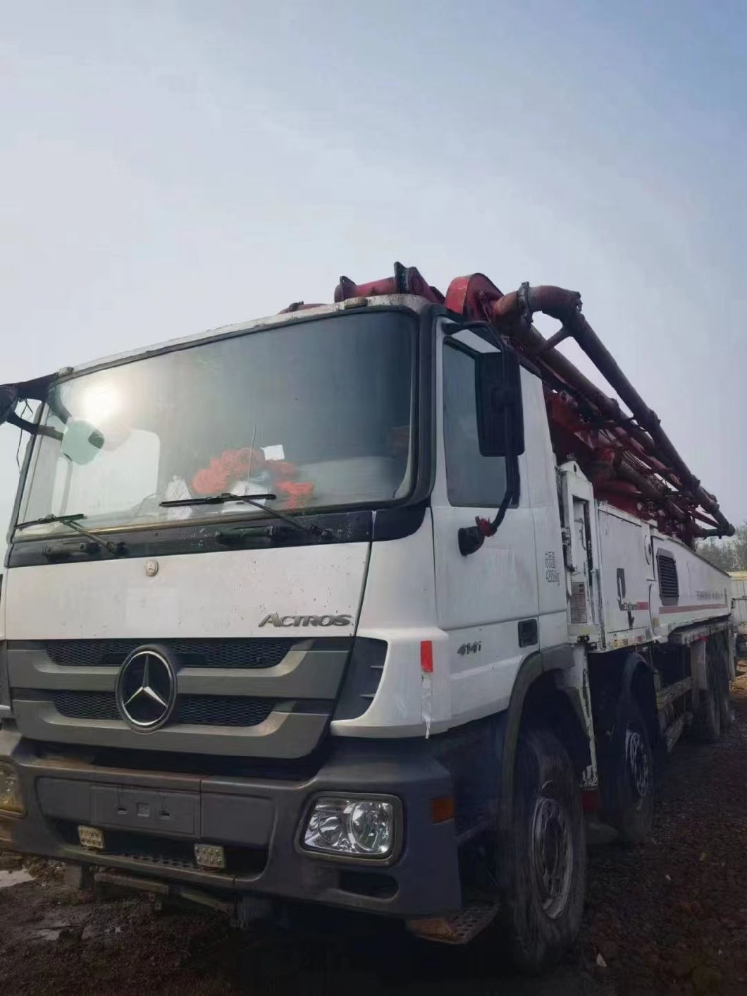 Heavy Machinery Concrete Pump 56m Putzmeister on Mercedes Benz Chassis