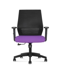 Wholesale Mid Back Steel Frame Mesh Office Swivel Chair Nylon Purple Backrest Ergo from china suppliers