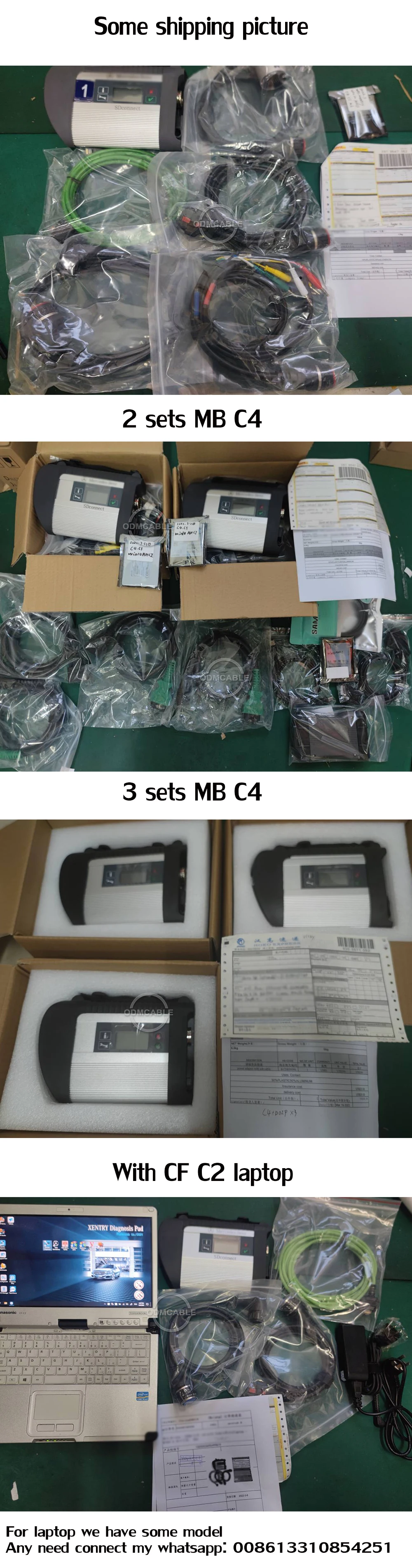 CF53 Laptop With Full Chip MB STAR C4 SD Connect Compact C4 Car Truck Software 2024.12 Mb Star Multiplexer Diagnostic Tool With WIFI