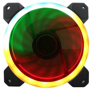 Wholesale 12v rgb light water cooling fan for colorful control system 120mm fan from china suppliers