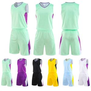 Wholesale Basketball Uniform Suit Outdoor Basketball Training Camp Large Size Breathable Sweat-absorbent Vest from china suppliers