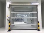 Full Transparent PVC Roll Up Doors Stainless Steel Frame