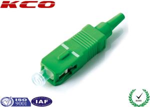 Wholesale SM SC APC Simplex Fiber Optic Connectors 0.2dB Low Insertion Loss RoHS from china suppliers