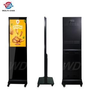 Wholesale 32 Inch Interactive Freestanding Mobile Digital Signage With Wheels from china suppliers