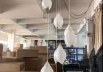 Flower Big Chandelier Interior Designer Ceramic Pendant Lamp Home Decoration For