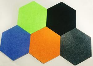 Wholesale Multicolored Theater Hexagon Sound Absorbing Panels Baffles Nail Installation from china suppliers