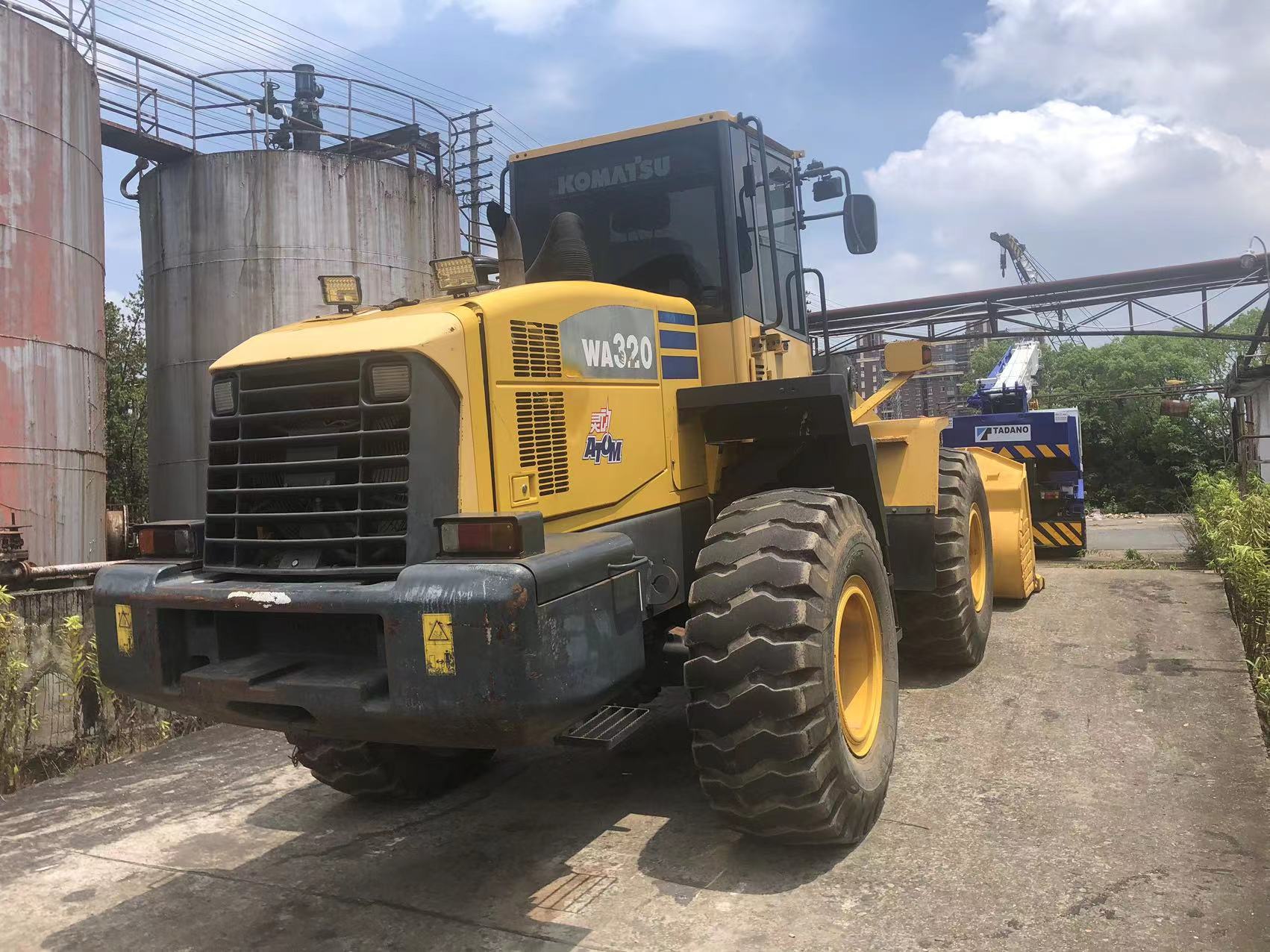 Front Loader Used Komatsu WA320/WA400/WA380/WA300/WA200/WA100 Wheel Loader from Japan