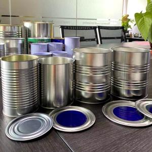 Wholesale Food Safety 900 Gram Milk Powder Tinplate Storage Can , Round Metal Tin Can With Aluminum Foil For Milk Powder from china suppliers