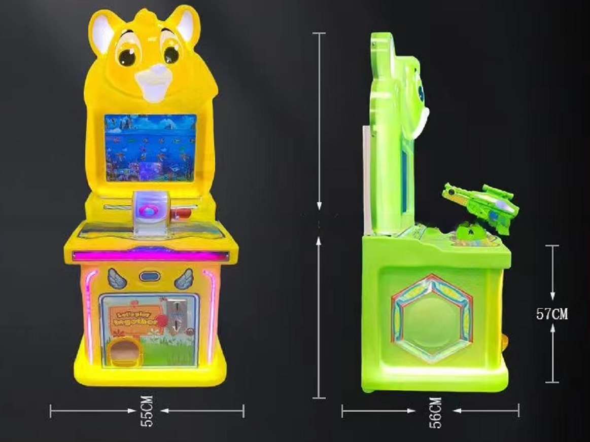 Amusement Machine Entertainment Equipment Baby Dragon Children Coin Operated Game Machine For Game City
