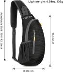 G4Free Sling Bags Men and Women Shoulder Backpack Small Cross Body Chest Sling