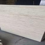 Poplar Wood Veneer Faced Commercial Grade Plywood One Time Hot Press Full Core